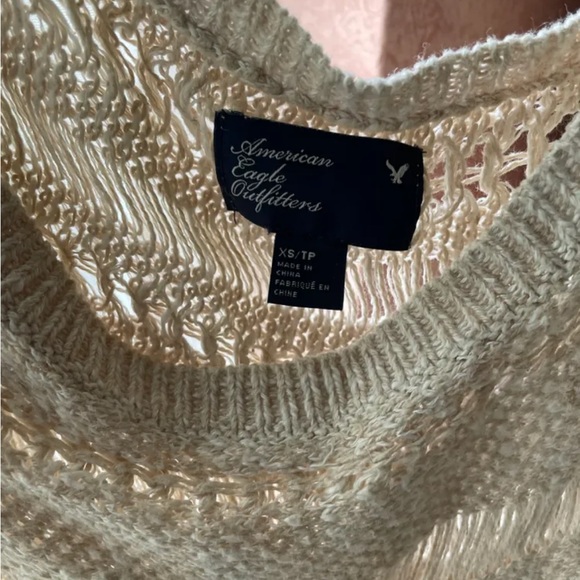 ⚡️2/$20 American Eagle Boho Women’s Knit Crop Top - Picture 4 of 4